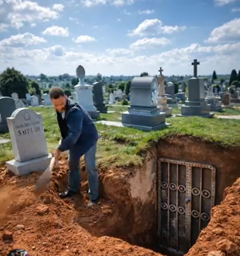 Nepotul a săpat mormântul bunicului său și a descoperit o ușă secretă dedesubt: când a deschis ușa, țipătul său s-a auzit în tot cimitirul