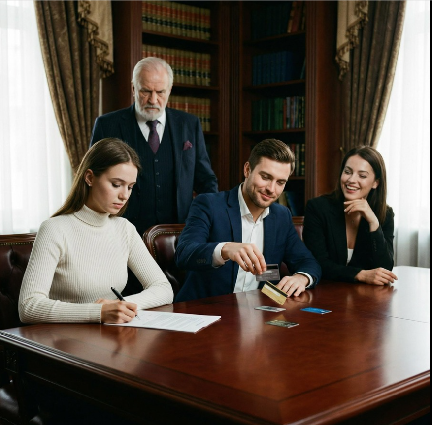 Po cichu podpisała papiery rozwodowe — nikt nie wiedział, że jej ojciec miliarder obserwował ją z tyłu…