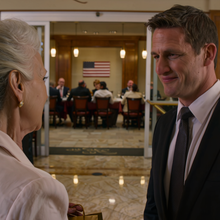 Wszyscy się śmiali, gdy mój syn powiedział prosto w holu restauracji: „Ten stolik jest dla rodziny, mamo. Usiądź na patio”. Nie sprzeciwiłam się. Cicho zamówiłam czarną kawę i patrzyłam, jak zamawiają szampana, wołowinę Wagyu i ogony homara, jakbym była niewidzialna. Kiedy banknot 3500 dolarów postawiono przede mną, wzięłam łyk i spokojnie przesunęłam go w stronę tej „rodziny”.