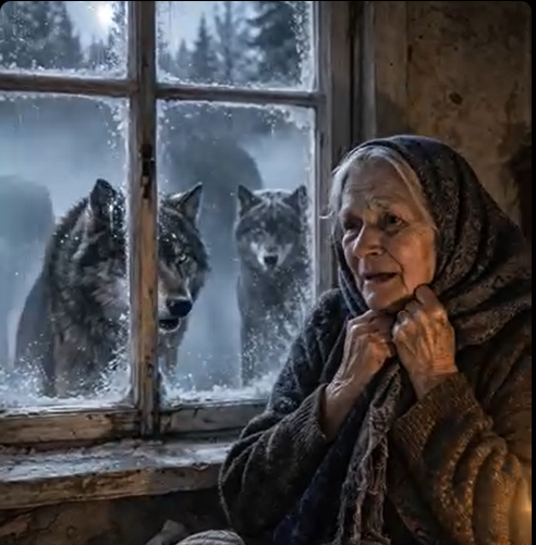 Dziewięć wilków otoczyło dom starszej kobiety i przez prawie trzy dni nie odchodziło od jej drzwi: kobieta była przestraszona, ale czwartego dnia otworzyła drzwi i to, co wydarzyło się później, było nieoczekiwane.
