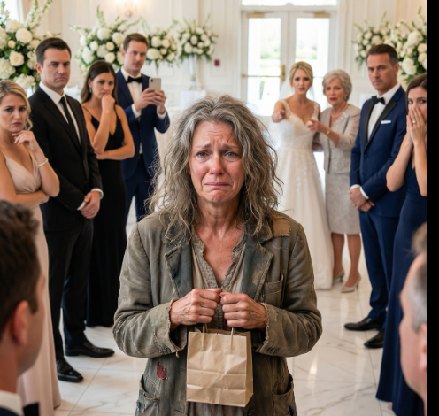 Na moim wystawnym weselu żyrandole lśnią – ale wszystkie oczy kierują się na moją matkę, Rosę, która wchodzi w znoszonych ubraniach i zmęczonych rękach. Matka mojej narzeczonej szepcze: „Jakie to żenujące”. Moja panna młoda syczy: „Niech odejdzie”. A ja… robię coś nie do pomyślenia: „Mamo, nie pasujesz tu. Odejdź”. Drży. „Szyłam przez noce, żebyś mogła stanąć prosto”. Wtedy głos Noaha tnie jak szkło: „Mężczyzna, który wstydzi się swojej matki, nie ma prawa składać przysięgi”. Zamieram – a potem biegnę za nią. Ale kiedy do niej docieram… ​​to, co widzę, zmienia wszystko.