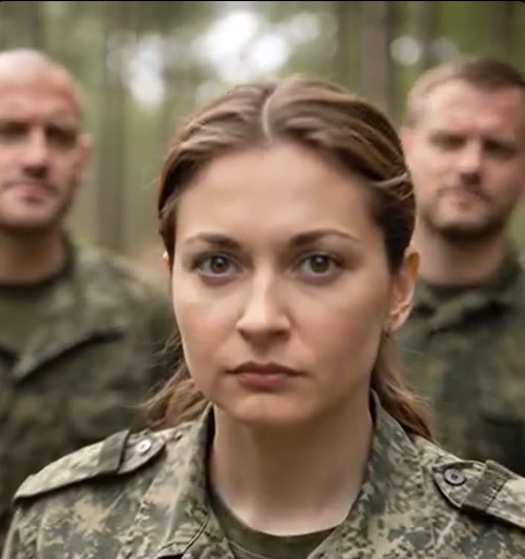 Rabusie leśni napadli na dziewczynę w mundurze, myśląc, że jest bezbronna i nie będzie w stanie się bronić, ale w tej samej chwili ktoś wyłonił się z głębi lasu i po chwili chłopcy klęczeli, błagając o litość.