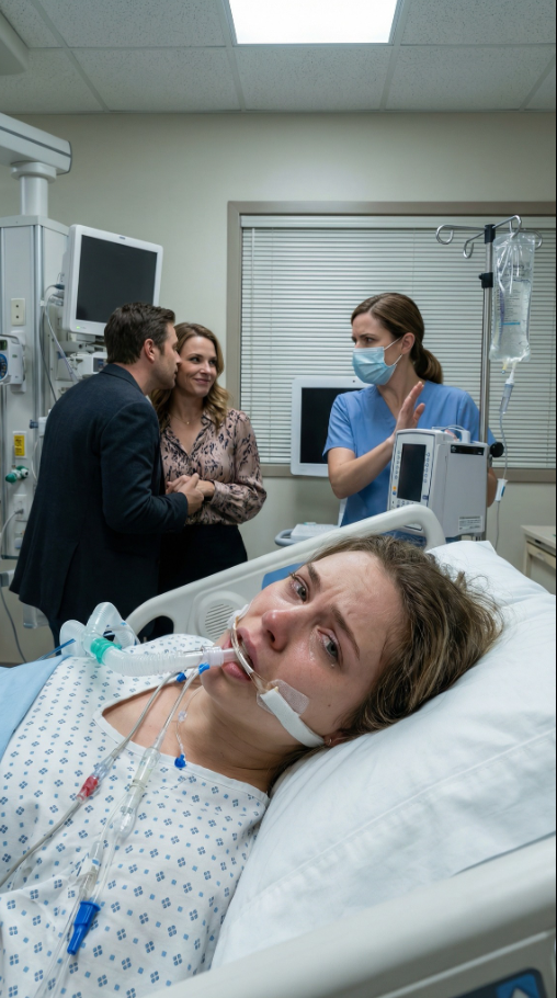 Leżałam zamarznięta pod rurkami, z ciężkimi powiekami, ale umysłem ostrym jak brzytwa. Mój mąż nachylił się i wyszeptał: „Kiedy jej zabraknie, wszystko będzie NASZĄ własnością”. Jakaś kobieta zaśmiała się cicho: „Nie mogę się doczekać, kochanie”. Potem pielęgniarka, która regulowała mi kroplówkę, spojrzała im w oczy i powiedziała, niewzruszona jak stal: „Ona słyszy każde twoje słowo”. Moje serce krzyczało w milczącym ciele – bo słyszałam coś jeszcze… i nie byłam jedyną osobą, która słuchała.