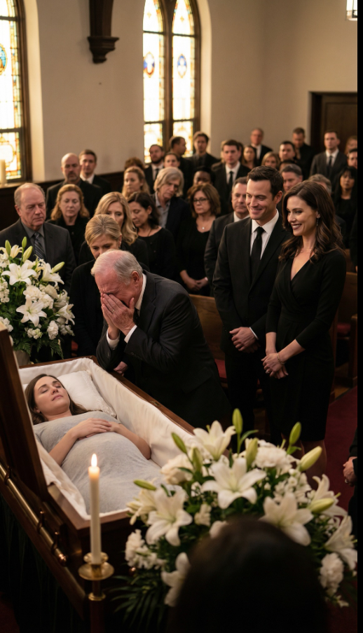 W dniu, w którym pochowałem moją ciężarną żonę, w kaplicy pachniało liliami i kłamstwami. Jej ojciec ściskał trumnę, drżąc – „Moje dziecko… mój wnuk…” – a jego szloch przebijał się przez hymny. A potem go zobaczyłem: nie załamanego, nie żałującego – uśmiechającego się. Jego dłoń wślizgnęła się w dłoń kochanki, ciepła i pewna, jakby to była uroczystość. Zdusiłem krzyk. Jak człowiek może rozpaczać z suchymi oczami? Wtedy jej ojciec wyszeptał: „On myśli, że mu się upiekło”. I w tym momencie… zrozumiałem, że pogrzeb nie był końcem. To był początek.