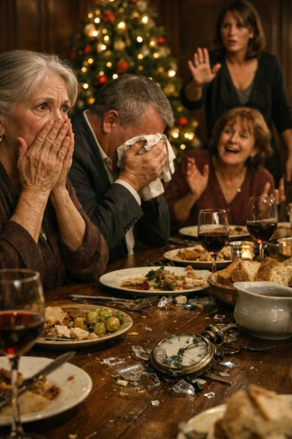 Podczas naszej kolacji wigilijnej moja synowa śmiała się z rodzinnej pamiątki — to, co wydarzyło się później, zmieniło wszystko