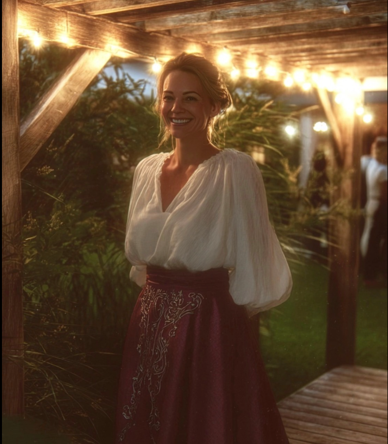 Podczas przyjęcia urodzinowego mojego męża, mój syn nagle wskazał na kogoś i krzyknął: „To ta sama spódnica, którą ona ma na sobie!”