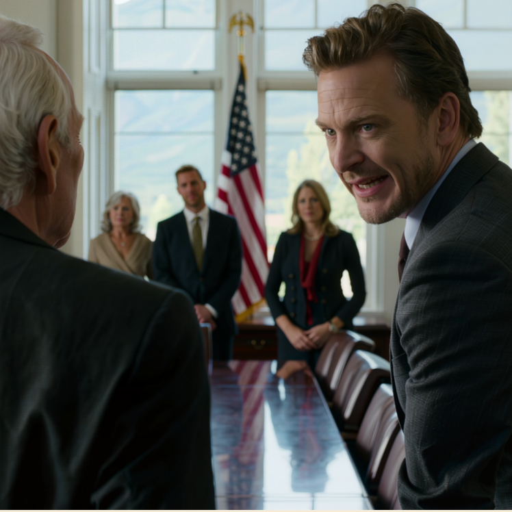 Podczas czytania testamentu mojej żony mój zięć nagle uderzył ręką w stół, oznajmił, że „wszystkie osiem ośrodków jest naszych”, a następnie chłodno powiedział: „Taki bezużyteczny starzec jak ty nic nie dostanie”, a cała jego rodzina roześmiała się, jakby wygrana była już w ich rękach, podczas gdy ja po prostu siedziałem nieruchomo i patrzyłem na niego uważnie, jakby osoba, która popełniła największy błąd w pokoju, jeszcze tego nie zauważyła