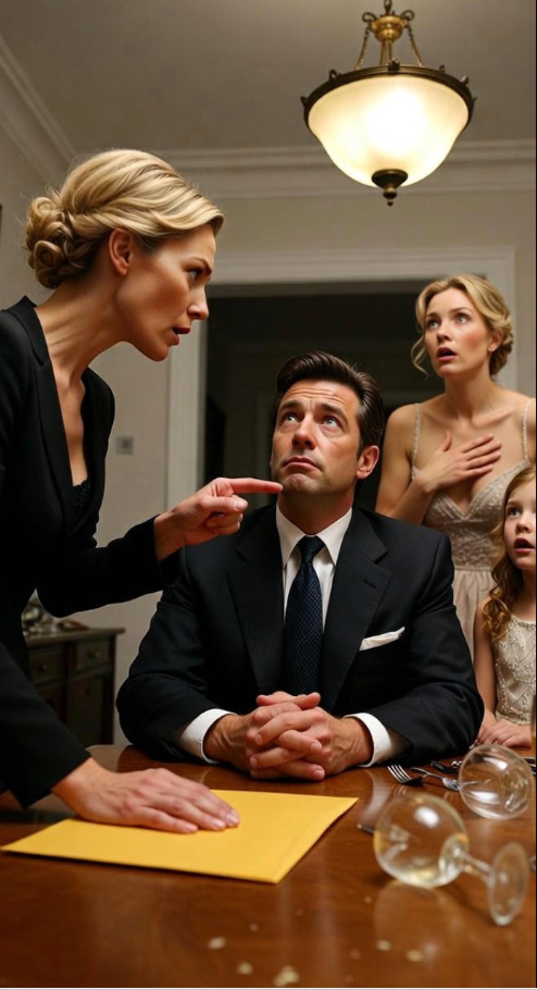 Podczas rodzinnego obiadu moja szwagierka nagle wstała z krzesła, wskazała na mnie i oskarżyła mnie o zdradę męża. Potem odwróciła się do mojej siedmioletniej córki i powiedziała coś, co zamarło przy stole. Mój mąż nie zachował się tak, jak ktokolwiek by się po nim spodziewał. To, co zrobił, sprawiło, że wszyscy w tym pomieszczeniu pożałowali swoich słów…