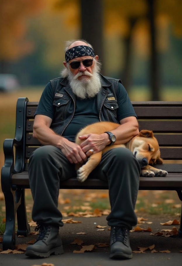 Motocyklista, który przerażał rodziców – dopóki prawdziwy powód jego obecności nie doprowadził ich do łez
