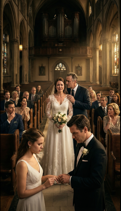 Stałam jak sparaliżowana, gdy mój mąż wsunął pierścionek na palec mojej siostry, a kościół wybuchnął brawami. Pięć lat – spłacałam jego długi, dźwigałam jego winy, budowałam jego przyszłość własną krwią i poświęceniem. Wtedy zimny głos za mną wyszeptał: „Nigdy nie był ciebie godzien”. Odwróciłam się i spojrzałam w oczy króla koreańskiej mafii – człowieka, który wybrał mnie na długo przed tą zdradą. To, co stało się później, zniszczyło wszystko, co myślałam, że wiem.