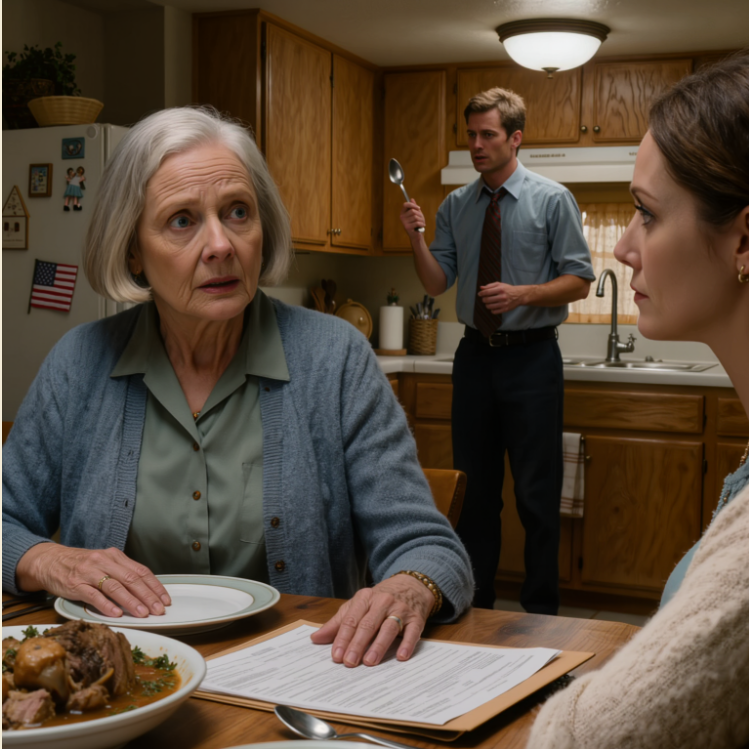 Wsadzili moje rzeczy do pudełka tuż na kuchennym stole, moja synowa powiedziała bardzo lekko, zmywając naczynia: „Po prostu podpisz papiery o przeniesieniu domu, żeby później było spokojniej”, mój syn siedział tam, kręcąc filiżanką kawy, nie patrząc na mnie ani razu, a następnego ranka mój telefon był pierwszą rzeczą, która sprawiła, że ​​cały dom ucichł w inny sposób.