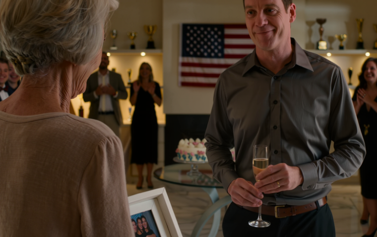 „Szczerze mówiąc, najlepszym prezentem, jaki mogłabyś mi dać, jest w końcu umrzeć, mamo”. Uniósł kieliszek i powiedział to przed przyjaciółmi, podczas gdy moja synowa klaskała w jasno oświetlonej kuchni domu, za którego budowę częściowo sama zapłaciłam. Nie płakałam, nie kłóciłam się, po prostu odłożyłam ciasto i odeszłam, a następnego ranka to moje milczenie zaczęło wstrząsać całym domem.’