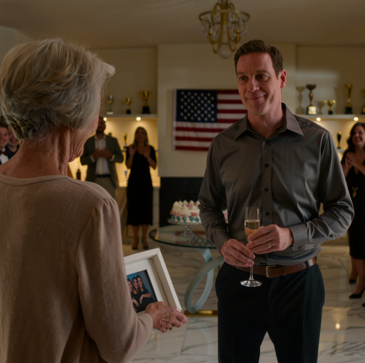 „Szczerze mówiąc, najlepszym prezentem, jaki mogłabyś mi dać, jest w końcu umrzeć, mamo”. Uniósł kieliszek i powiedział to przed przyjaciółmi, podczas gdy moja synowa klaskała w jasno oświetlonej kuchni domu, za którego budowę częściowo sama zapłaciłam. Nie płakałam, nie kłóciłam się, po prostu odłożyłam ciasto i odeszłam, a następnego ranka to moje milczenie zaczęło wstrząsać całym domem.’