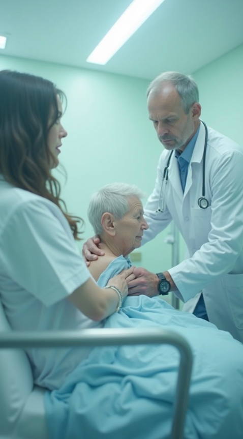 Próbowali wypchnąć moją matkę z jej sali szpitalnej, aż jedna wiadomość wywróciła cały budynek do góry nogami