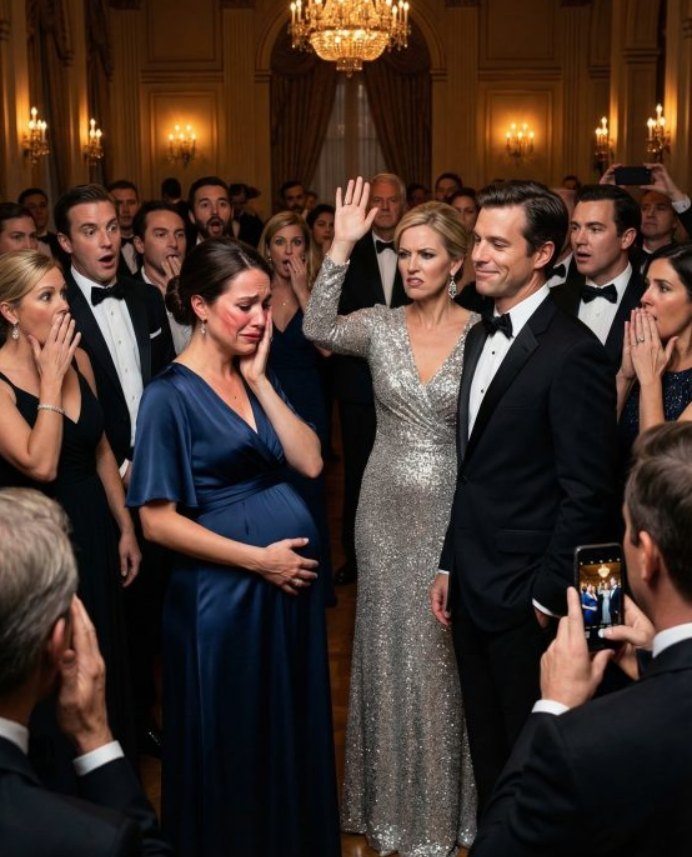 Wciąż pamiętam dźwięk – trzask – gdy jej dłoń uderzyła mnie w twarz. „Jak śmiesz stać nade mną?” – zadrwiła, podczas gdy jej mąż śmiał się, jakby to była rozrywka. Moja dłoń instynktownie zakryła brzuch, osłaniając życie, z którego drwili. Poczułem smak krwi… i czegoś zimniejszego – mocy. Nie wiedzieli, kim jestem. Jeszcze nie. Ale kiedy prawda w końcu wyjdzie na jaw, ich śmiech będzie ostatnią rzeczą, której będą żałować.