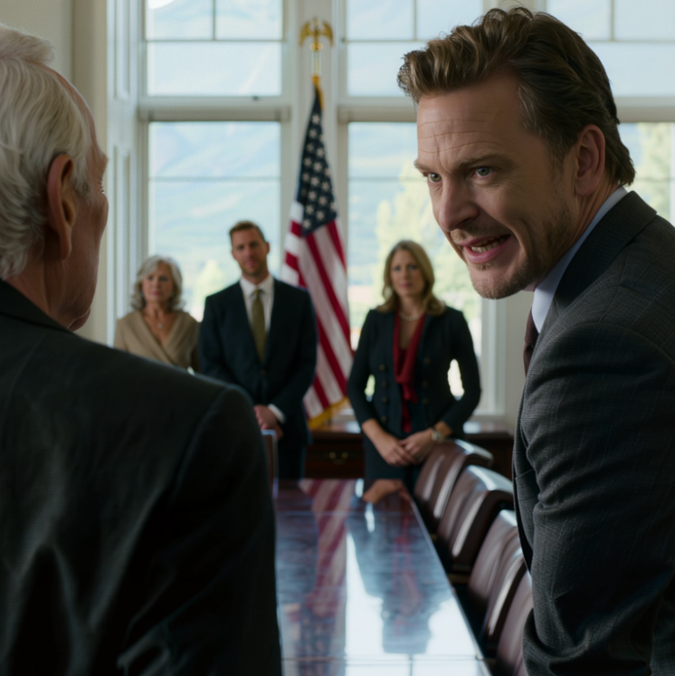 Podczas odczytywania testamentu przez moją żonę, mój zięć nagle uderzył ręką w stół, oznajmił, że „wszystkie osiem ośrodków jest naszych”, a następnie chłodno powiedział: „Taki bezużyteczny starzec jak ty nic nie dostanie”, a cała jego rodzina roześmiała się, jakby wygrana była już w ich rękach, podczas gdy ja po prostu siedziałem nieruchomo i patrzyłem na niego uważnie, jakby osoba, która popełniła największy błąd w pokoju, jeszcze tego nie zauważyła –