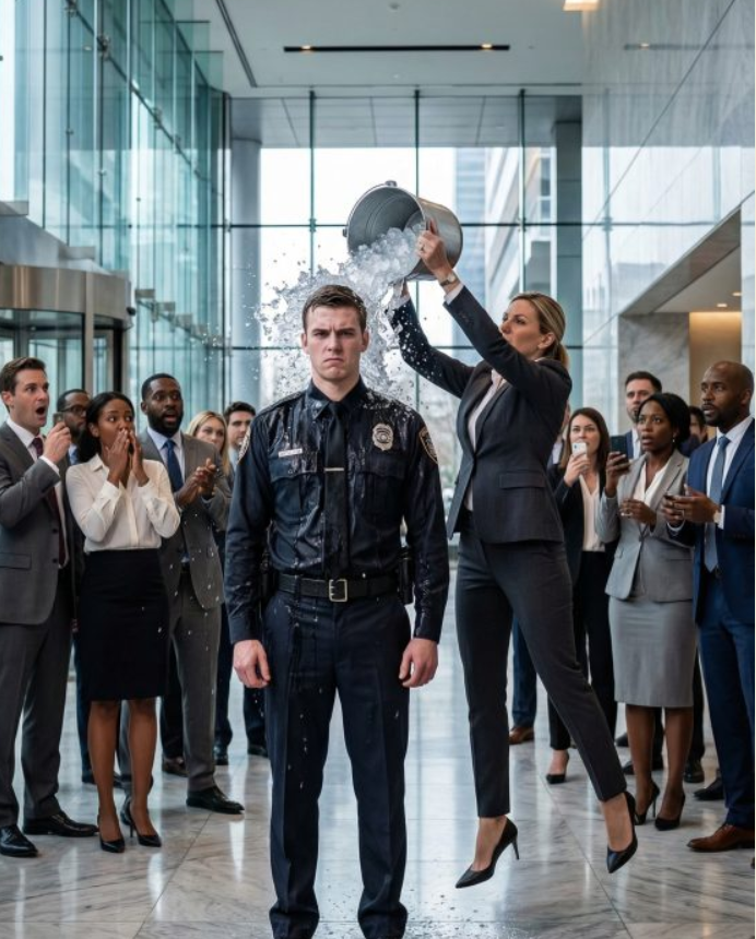 „Stałem tam, przemoczony i milczący, gdy wylała mi na głowę wiadro lodowatej wody na oczach całego holu. »Na to zasługują śmieci«, warknęła. Roześmiali się. Nikt z nich nie wiedział, że jestem ich miliarderem i dziedzicem, pracującym pod przykrywką jako strażnik w imperium mojego ojca. Przez trzy tygodnie obserwowałem ich okrucieństwo, ich sekrety, ich zdradę. Ale po tym, co odkryłem tamtej nocy… zrujnowanie mnie było najmniejszym błędem, jaki kiedykolwiek popełniła”.