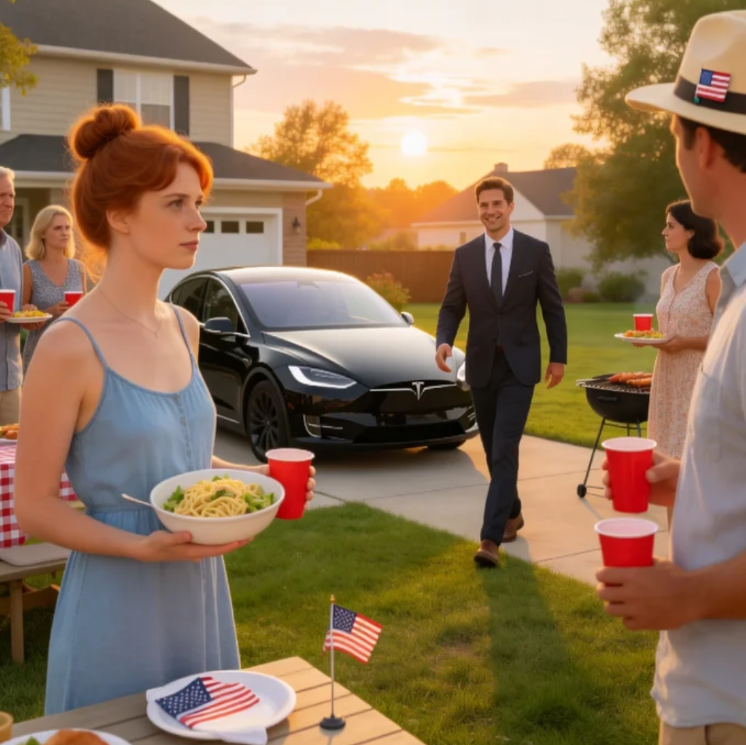 „Ona jest tylko sekretarką, ignoruj ​​ją” – zaśmiała się mama podczas naszego rodzinnego grilla. Moja siostra o mało nie zemdlała, gdy jej szef wszedł i powiedział: „Pani prezes, nie spodziewałem się pani tutaj”. W sali zapadła cisza, a ja się uśmiechnąłem i powiedziałem…