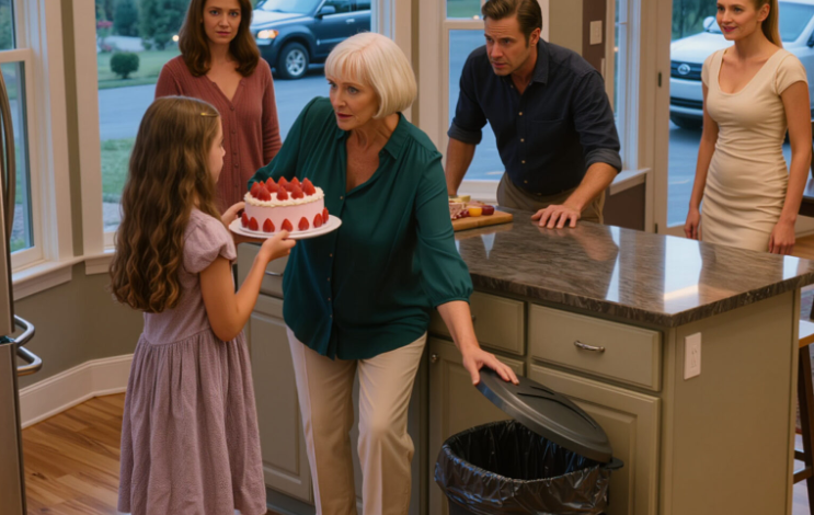 Moja 14-letnia córka spędziła trzy dni piekąc tort urodzinowy dla ukochanej cioci, a moja teściowa wyrzuciła go do śmieci na oczach całej rodziny, jakby dobroć mojego dziecka nic nie znaczyła — ale kiedy mój mąż w końcu wstał i przemówił do swojej siostry i rodziców, w pomieszczeniu zapadła cisza, ponieważ po latach chronienia niewłaściwych osób miał już dość pozwalania im na krzywdzenie naszej córki i oczekiwania, że ​​będzie je nosił.