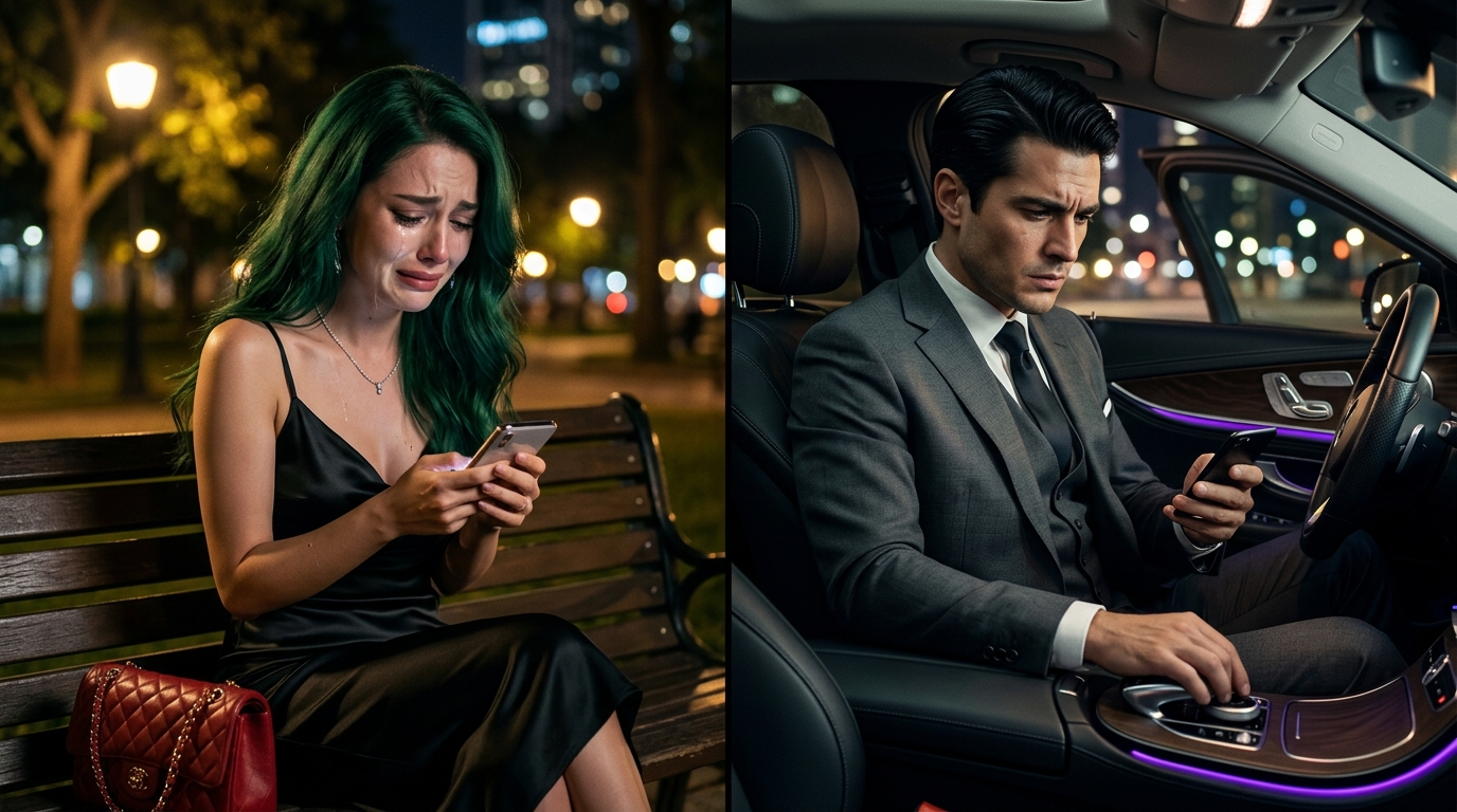 Wysłała SMS-a do niewłaściwego kontaktu: „Przyjedź po mnie, wszystko poszło nie tak”, a najbardziej bezwzględny dyrektor generalny postanowił jej nie ignorować.