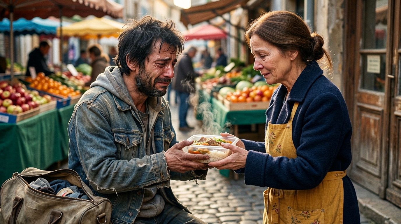 Egy szegény nagymama a piacon megetette i hajléktalant. Egy hét mulva terepjáró állt meg a háza előtt… » ukrflowers.info