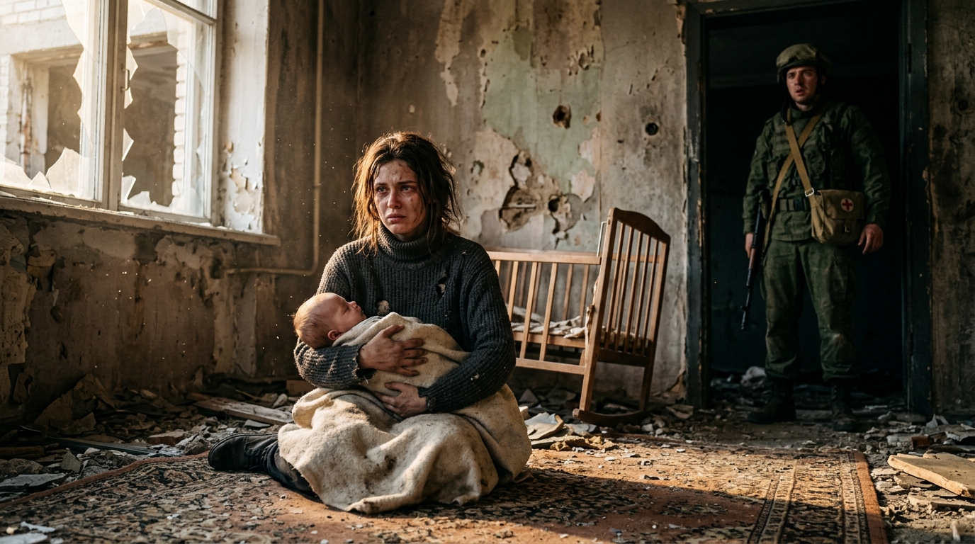 Żołnierz wraca do domu z rozczarowanym: jego wyczerpana córka samotnie wychowuje młodszego brata po tym, jak jego żona zniknęła