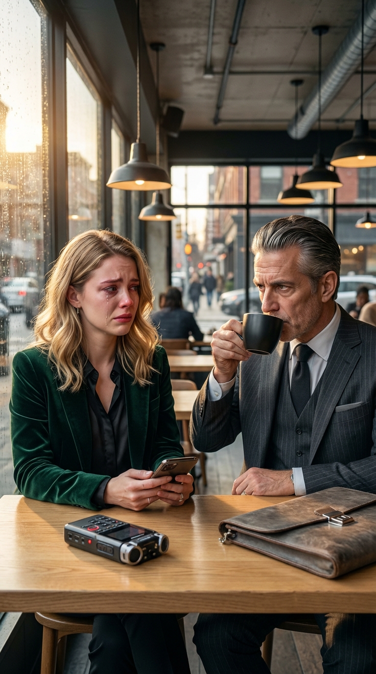 O 7:12 rano tata zadzwonił lodowato: „Dziadek umarł wczoraj w nocy, pogrzeb w piątek, cały spadek jest nasz – ty nic nie dostaniesz”. Mama zaśmiała się w tle: „W końcu się jej pozbyliśmy!”. Nie protestowałem, tylko włączyłem głośnik… Bo nikt by nie zgadł, że osoba siedząca naprzeciwko mnie, popijająca kawę, słucha wszystkiego z zimną miną.