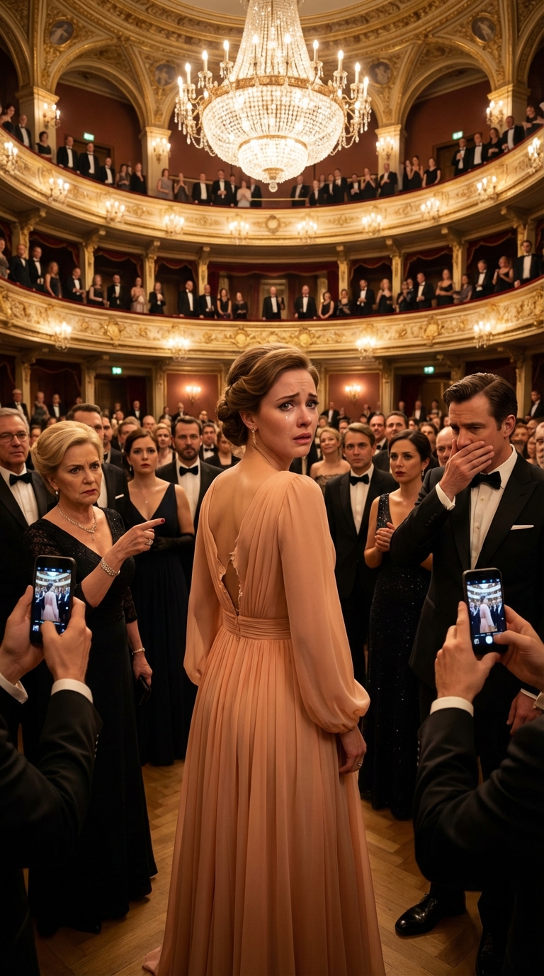 Pochyliła się i wyszeptała: „Nie pasujesz tu”. Zanim zdążyłam odpowiedzieć, moja sukienka rozdarła się na oczach setek gości. Zdziwienia. Śmiech. Telefony uniosły się, żeby nagrać. Chciałam zniknąć – aż mój mąż podszedł i spokojnie powiedział: „Chciałaś zwrócić na siebie uwagę? Gratulacje. Właśnie zrujnowałaś sobie życie”. To, co nastąpiło, uciszyło salę.