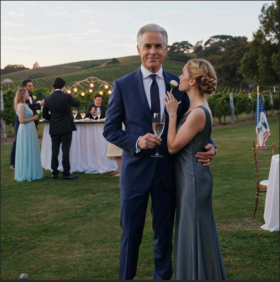 Przyjęcie zaręczynowe mojej córki było w pełnym rozkwicie, a jej narzeczony obejmował ją ramieniem, wznosząc toast za „rodzinę, dziedzictwo i przyszłość”. Wszyscy się śmiali, girlanda świateł nad ogrodem rozświetlała się ciepłym blaskiem na tle oregońskiego zmierzchu i przez chwilę cały wieczór wyglądał dokładnie tak, jak miał wyglądać.