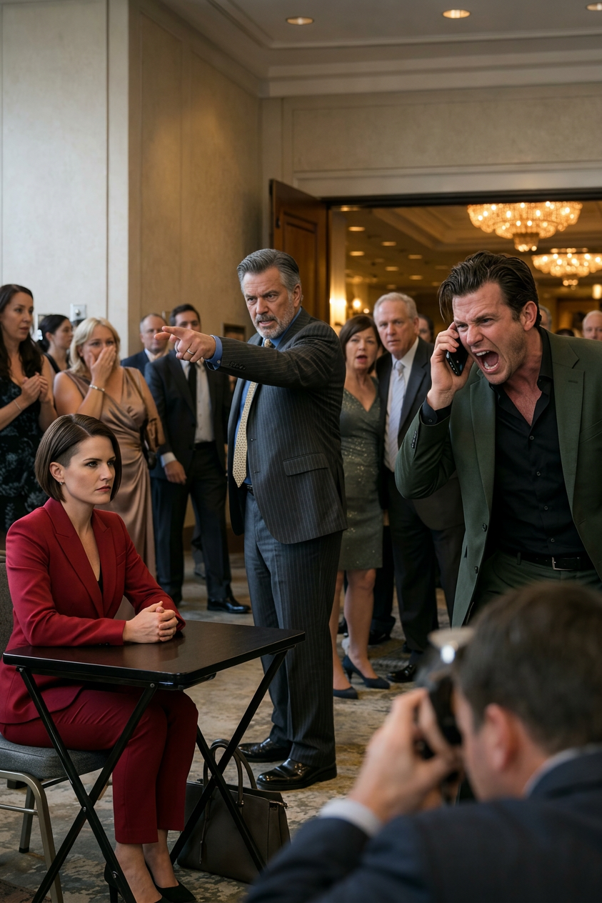 Rodiče mě usadili na chodbě na výročí mého bratra – Manažer řekl něco šokujícího