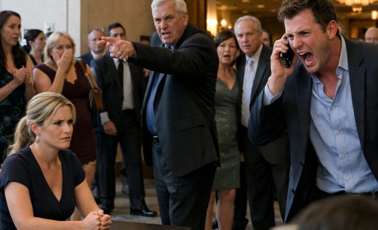 Rodiče mě usadili na chodbě na výročí mého bratra – Manažer řekl něco šokujícího