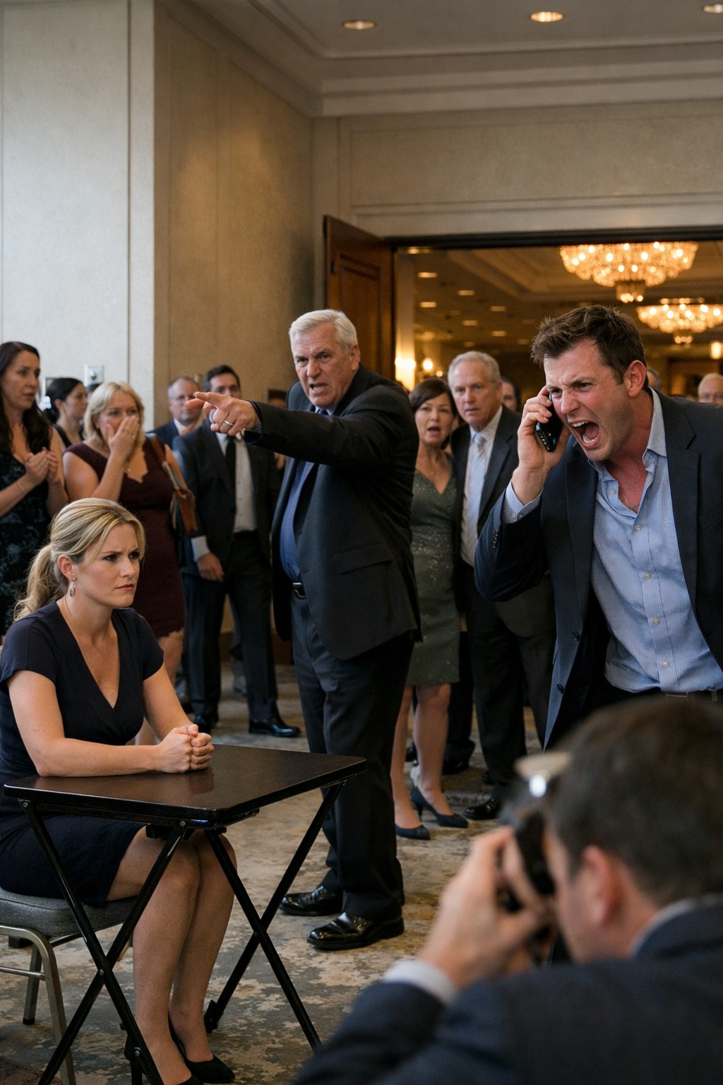 Rodiče mě usadili na chodbě na výročí mého bratra – Manažer řekl něco šokujícího