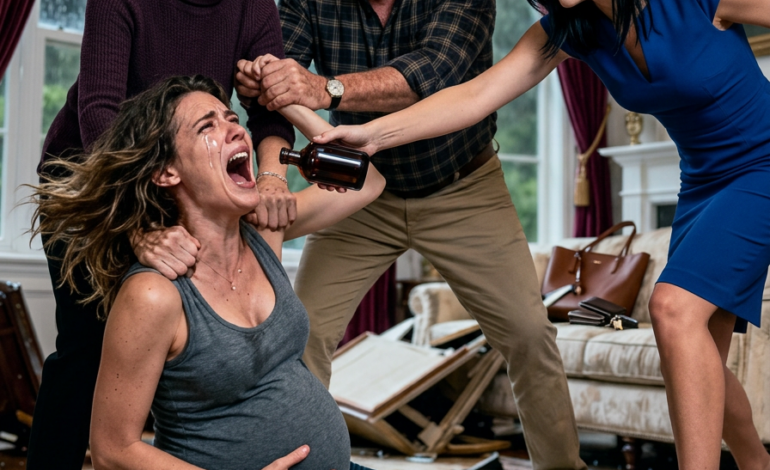 When everyone learned my sister was pregnant, my parents told me and my unborn baby to get out because we were a “risk” to her — what happened next made them call me nonstop the very next day…