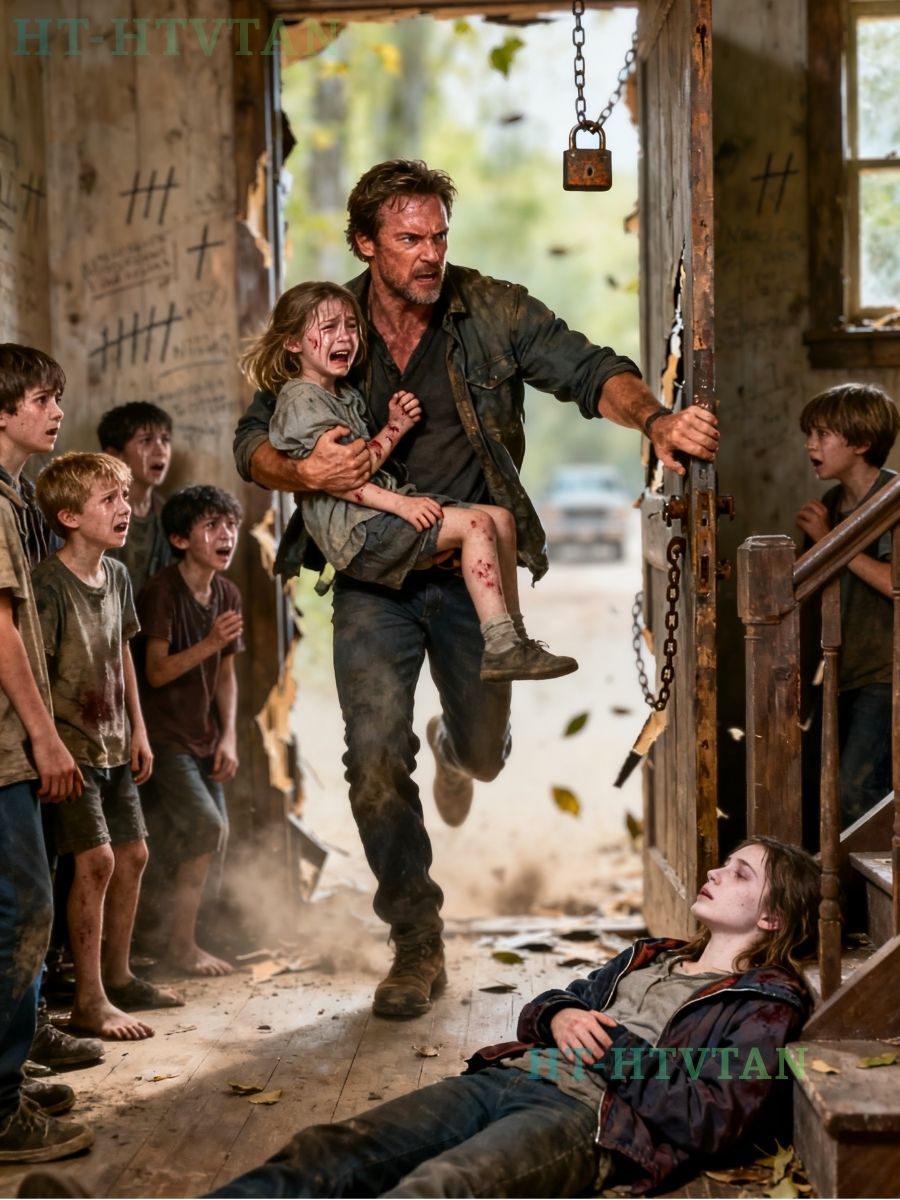 I Came Home From The Oil Rig 3 Weeks Early. My Daughter Sophie Wasn’t Home. My Wife Said She’s “At Wilderness Camp With Grandpa.” I Drove To The Address. Found 13 Children Locked In A Building. Sophie Was There. Starving. Bruised. “Dad, We Can’t Leave. Mr. Thornton Says There Are Bears.” I Found A Girl In The Basement. Barely Breathing. Then I Heard A Truck Coming…