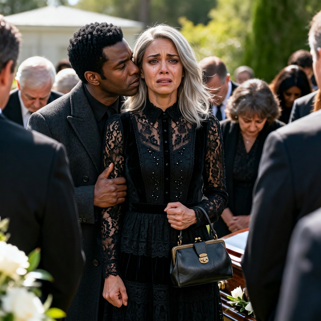 Během pohřbu mého táty mi manžel zašeptal do ucha: „Vyměnil jsem zámek na tom bytě za 30 milionů dolarů, co jsi zdědil. Pokud se ti to nelíbí, můžeme se rozvést.“ Vyprskla jsem smíchy, protože ten byt je…