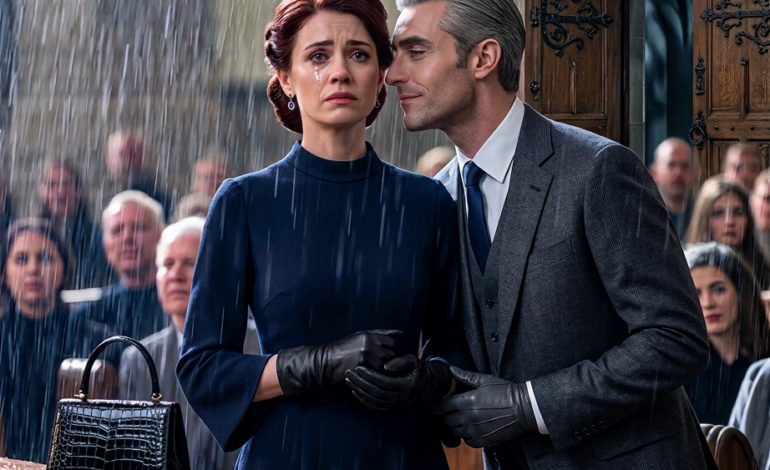 Na tátově pohřbu se můj manžel naklonil a zašeptal: „Do bytu se nevrátíš. Vyměnil jsem zámky. Teď je můj.“ Byt byl skleněný palác za 30 milionů dolarů, který nám otec potichu koupil. Nic jsem neřekla, nechala jsem ho, jak mě tam odveze, sledovala jsem, jak nadává na svůj nepoužitelný přívěsek na klíče… pak jsem vytáhla malý mosazný klíček, který nikdy neviděl, otočila zámkem a jeho výraz, když se dveře otevřely, mi prozradil všechno.