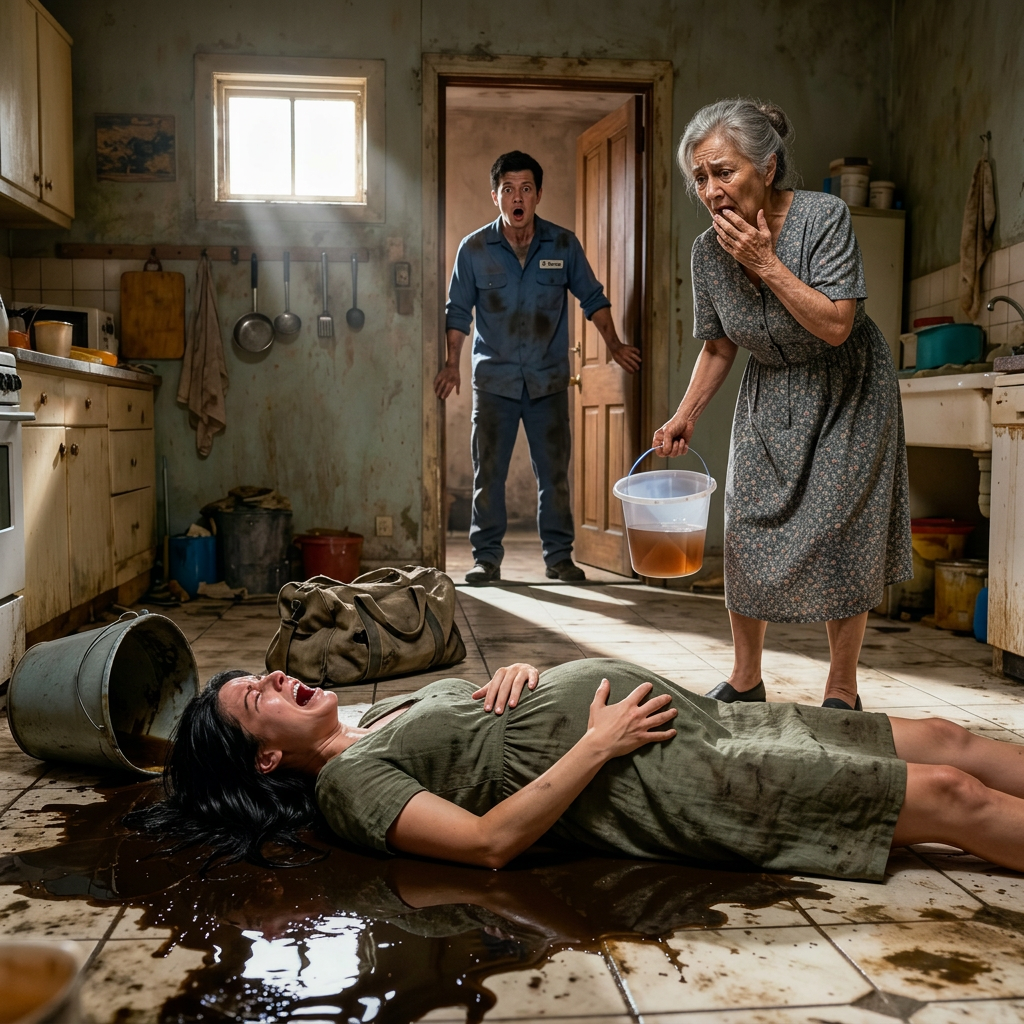 Byla jsem v osmém měsíci těhotenství a měla jsem problémy s úklidem domu, když jsem se nechtěně otřela o svou tchyni…