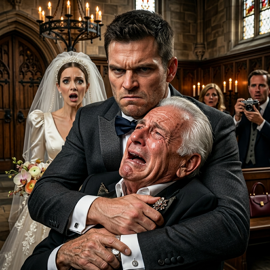 My in laws insulted my father on my wedding day in front of 500 guests. They said, “That’s not a father, that’s trash.” My fiancée laughed. I stood up and canceled the wedding. Then my father looked at me and said, “Son… I’m a billionaire.” My life changed in an instant.