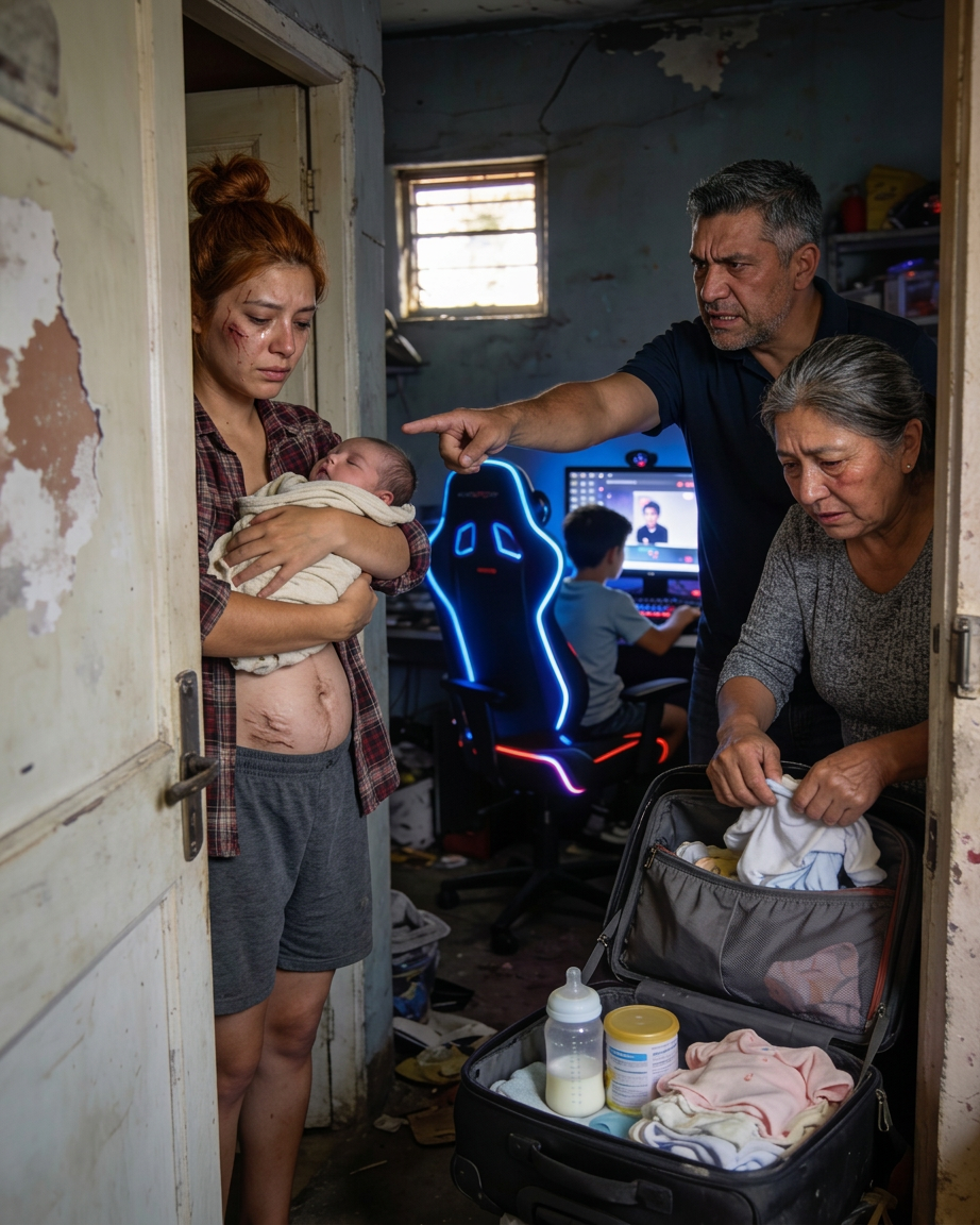 VYKOPILI TĚ DVA DNY PO TVÉM CÍSAŘSKÉM ŘEZU… ABY TVŮJ MALÝ BRATR MOHL STREAMOVAT V TVÉM POKOJI. PAK MU TVŮJ PŘÍSPĚVEK ZNIČIL KARIÉRU ZA JEDNU NOC.