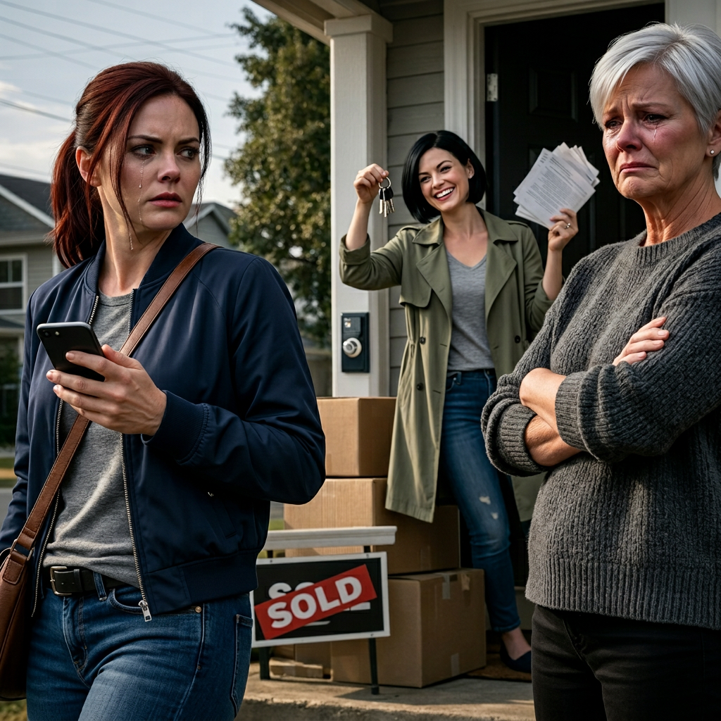 Moje matka vyměnila zámky na domě, který jsem právě koupil, a chladně řekla: „Odejděte. Tohle je teď domov tvé sestry.“