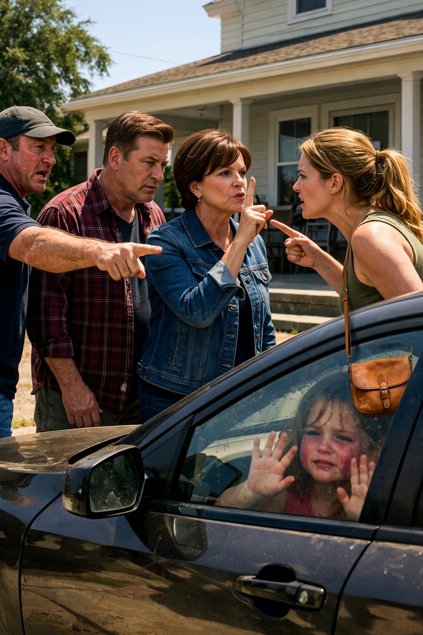 Rodiče nechali mou šestiletou dceru tři hodiny v zavřeném autě. Šel jsem jim naproti.