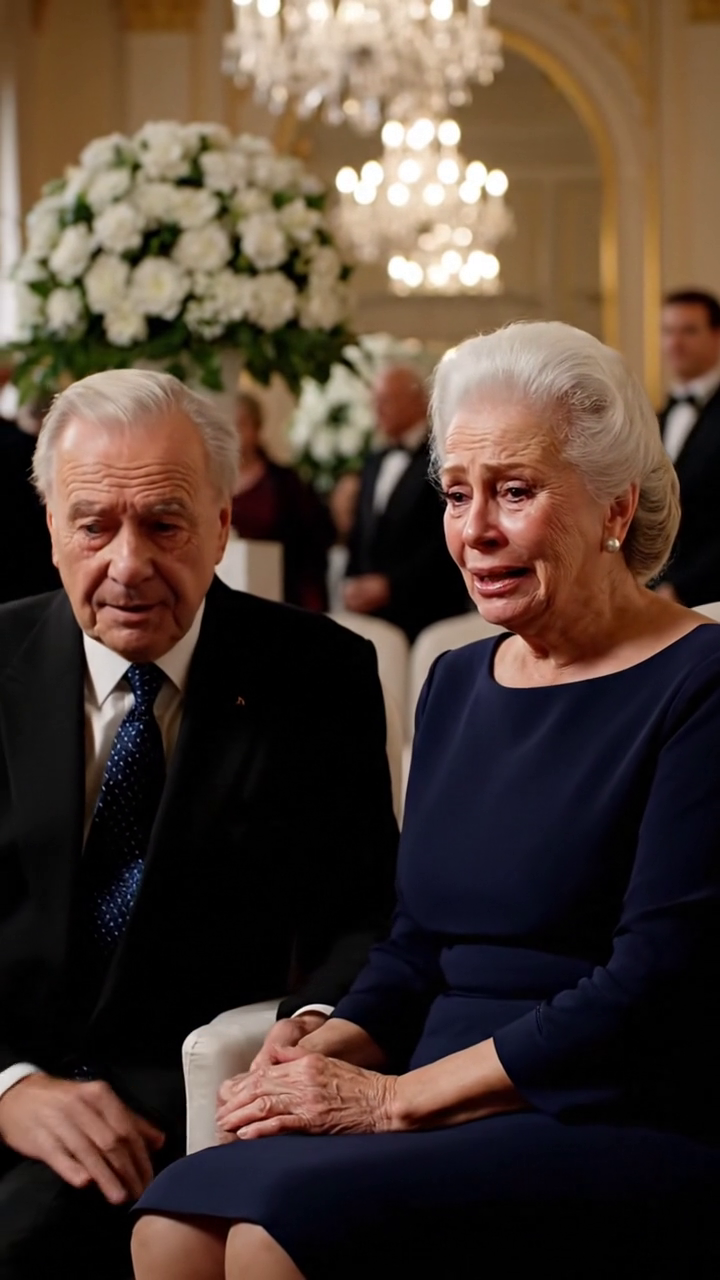 At my son’s luxury wedding, they put me in row 14 right beside the service area. The bride leaned in and whispered, ‘Please… don’t make us look bad today.’ Then a man in a black suit sat next to me and murmured, ‘Let’s pretend we came together.’ When my son looked down and saw us, his face went pale.