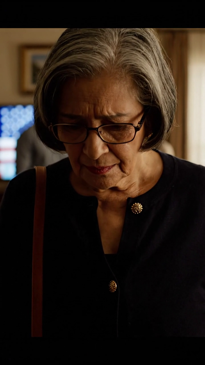 My daughter-in-law walked into my living room, shut off my TV, and said, “The family room is mine now—go watch in your bedroom,” and my son stared at the carpet like I’d already disappeared, so I grabbed my keys and left… and the next morning, a man in a suit rang my doorbell.