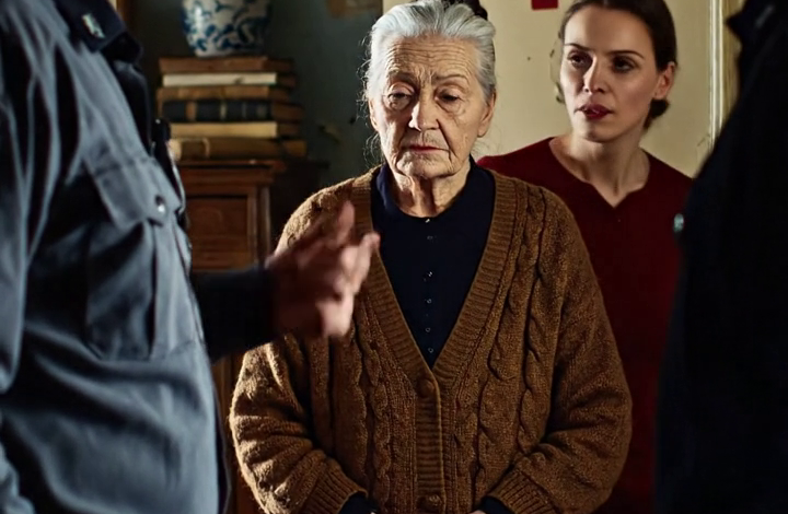 At my son’s funeral, my daughter-in-law gave me 30 days to leave my home. I just smiled, packed a bag, and quietly left. The next morning, she got a visitor… the police were at her door.