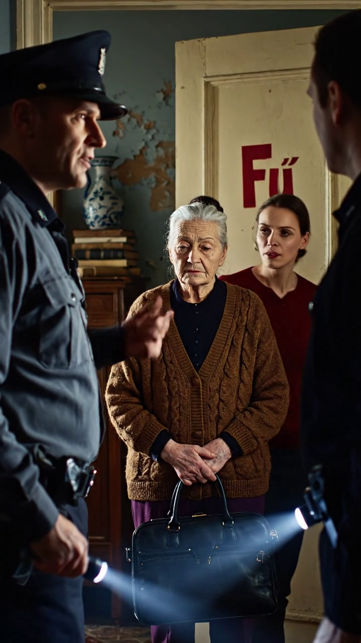 At my son’s funeral, my daughter-in-law gave me 30 days to leave my home. I just smiled, packed a bag, and quietly left. The next morning, she got a visitor… the police were at her door.