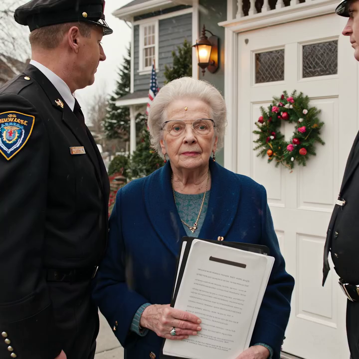 V 5 hodin ráno mi syn poslal: „Mami, vím, že jsi za tenhle dům zaplatila 300 tisíc… Ale moje tchyně tě nechce na vánoční večeři.“ Odpověděl jsem: „Dobře.“ Ten večer jsem už byl zneužíván – a pak jsem udělal svůj poslední krok. Objevil jsem se v domě na vánoční večeři S POLICAJTY…