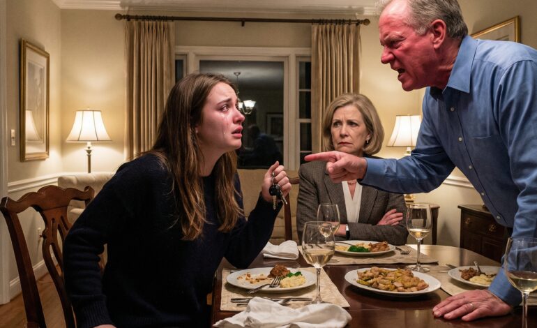 Na sexta-feira, durante o jantar, o meu pai gritou comigo: “Dá-me as chaves e sai daqui, a casa pertence à família!”. A minha mãe assentiu veementemente, com um olhar de julgamento. Atirei a chave para cima da mesa e saí furiosa, sem olhar para trás. Na manhã seguinte, quando a empresa hipotecária lhes ligou a propósito da transferência de 860.000 dólares, ficou chocado…