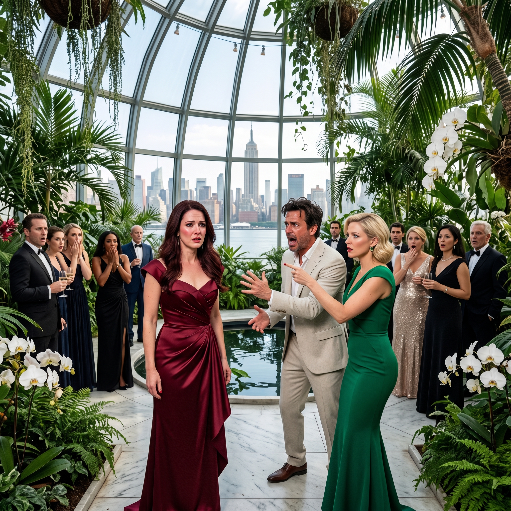 Na festa de gala da empresa do meu marido, ouvi pessoas a chamarem-me esposa inútil que o impedia de progredir — depois, a amante dele sorriu e ordenou-me que me fosse embora.