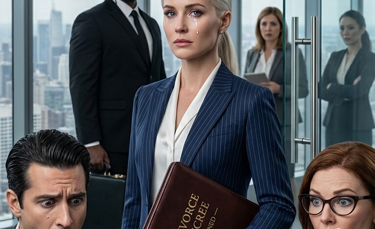 Podpisał papiery rozwodowe z uśmieszkiem i odsunął je ode mnie. „Powodzenia” – zadrwił. „Znajdź kogoś innego, kto będzie płacił twoje rachunki”. Zachowałam spokój, mimo że drżały mi ręce. „To wszystko, czego chcesz?” – zapytałam. Zaśmiał się. „Wszystko, co masz”. Wtedy zawibrował mój telefon – wiadomość z prywatnego numeru: „Samolot taty jest na pasie startowym. Deska gotowa”. Spojrzałam na mojego byłego męża… i w końcu się uśmiechnęłam. Co się stanie, kiedy zda sobie sprawę, kim naprawdę jestem?