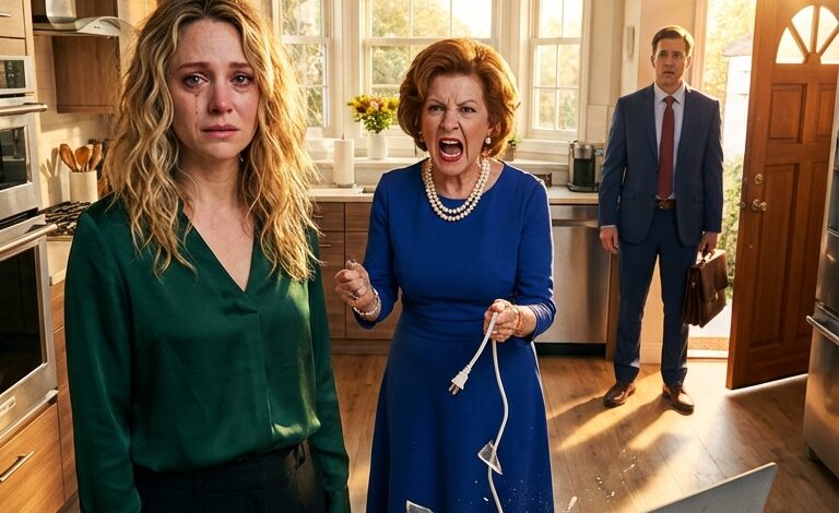 MOJA TEŚCIOWA ROZBIŁA MI LAPTOPA I KRZYCZAŁA, ŻE „PRAWDZIWA ŻONA” POWINNA BYĆ W KUCHNI.